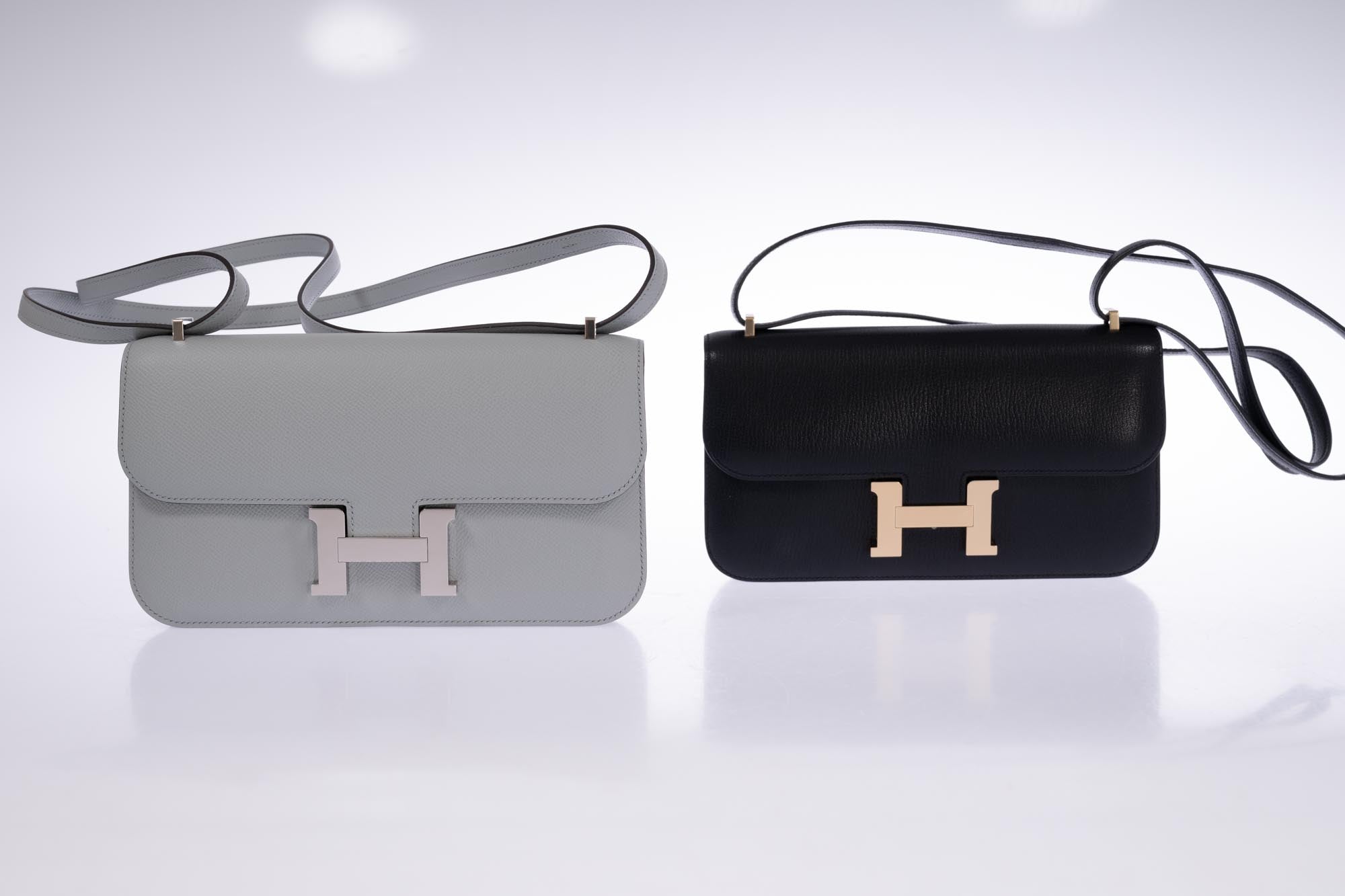 Hermès Constance Elan 25 Blue Glacier Epsom Palladium Hardware