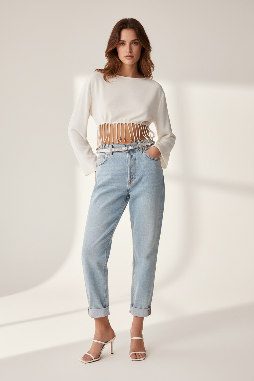 Hermès Diamond Himalaya Kelly Belt Matte Nilo Crocodile 18K White Gold & Diamond Hardware