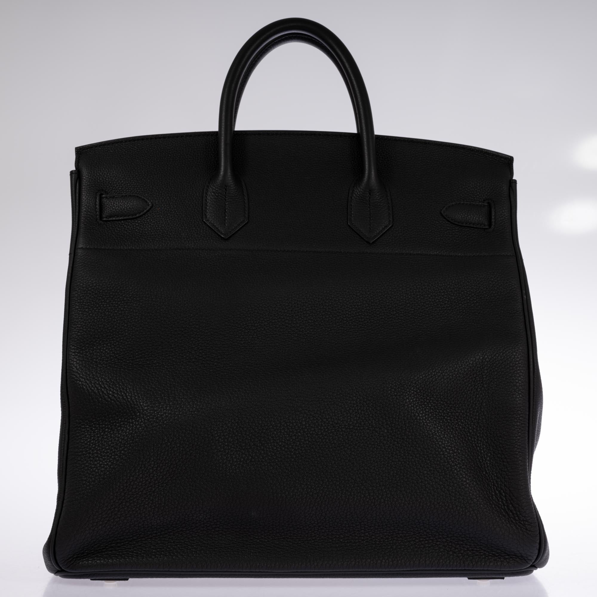 Hermès HAC 40 Black Togo with Palladium Hardware