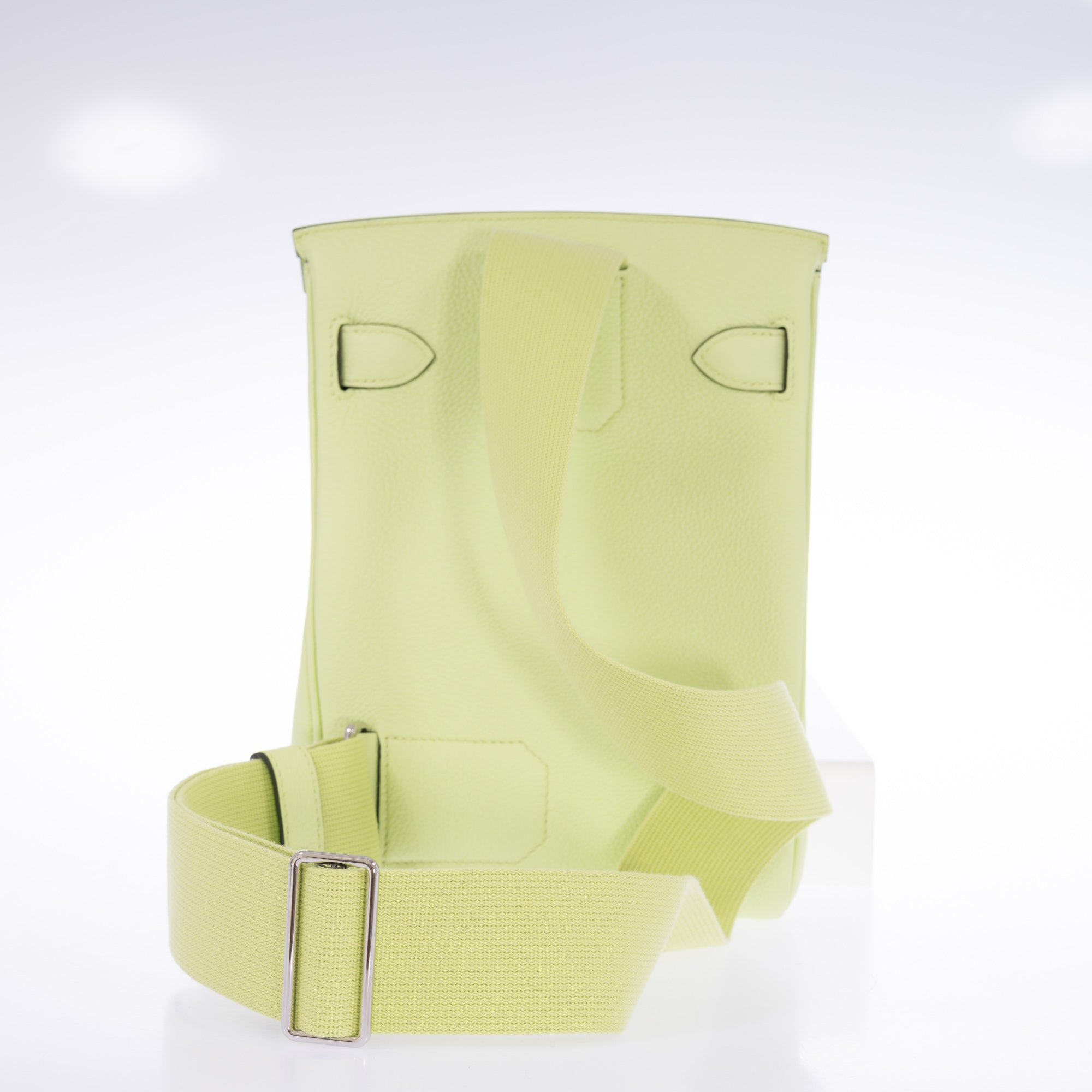 Hermès HAC À Dos PM Vert Absinthe Togo Palladium Hardware