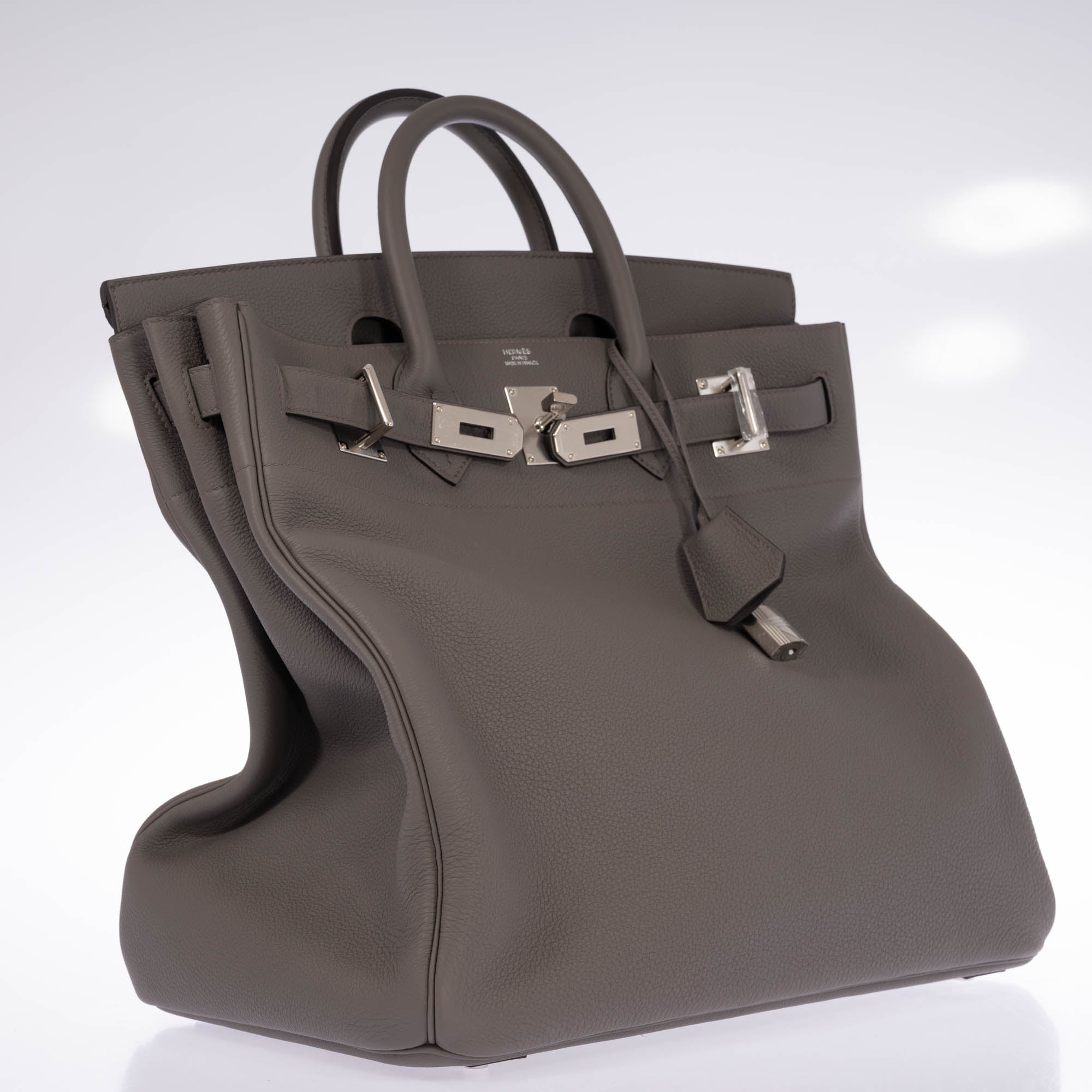 Hermès HAC Birkin 40 Etain Togo Palladium Hardware