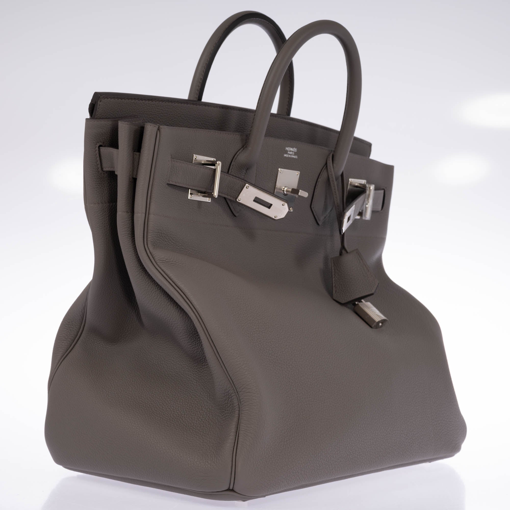 Hermès HAC Birkin 40 Etain Togo Palladium Hardware