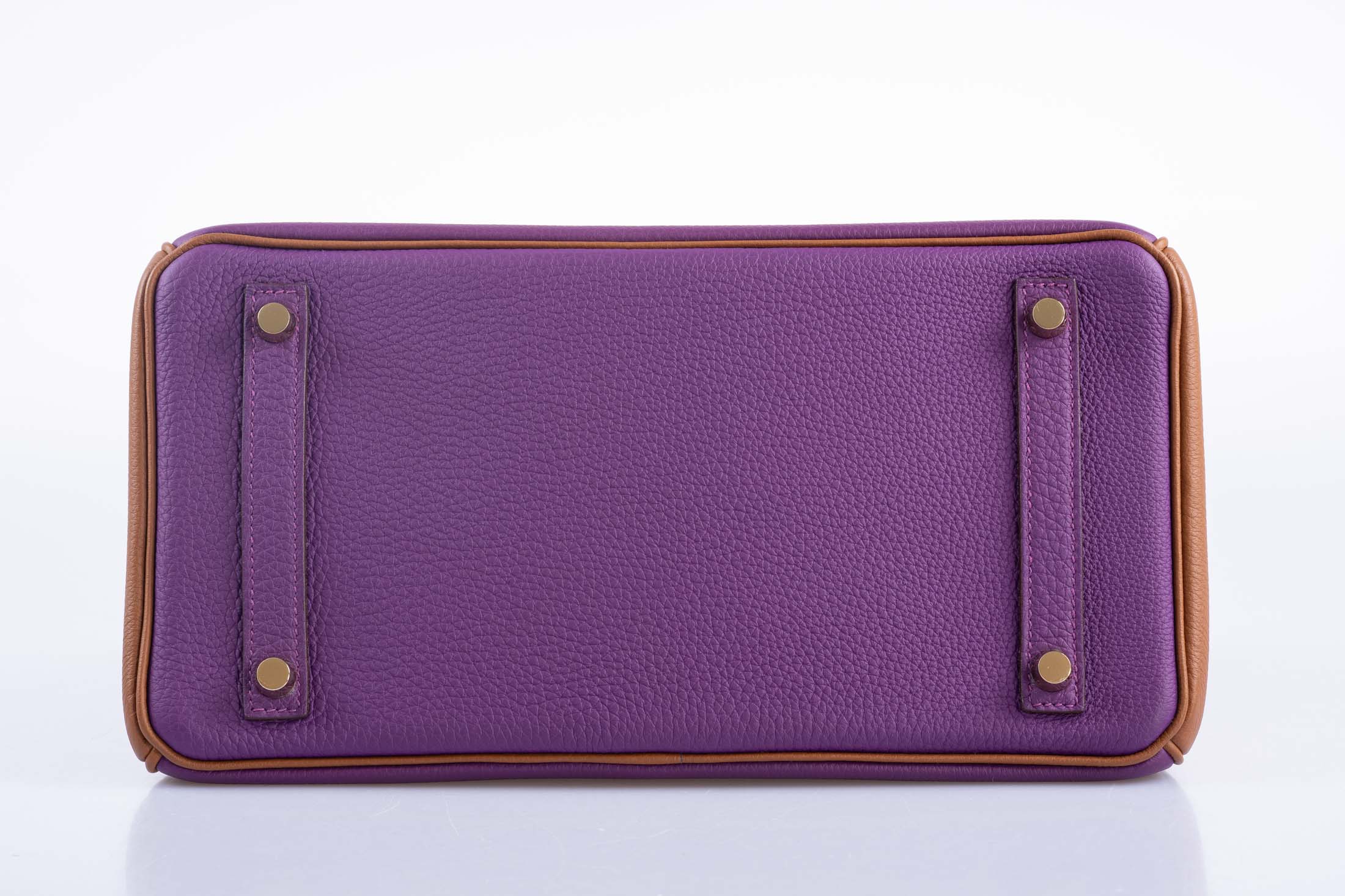 Hermès HSS Birkin 30 Anemone and Gold Togo with Gold Hardware