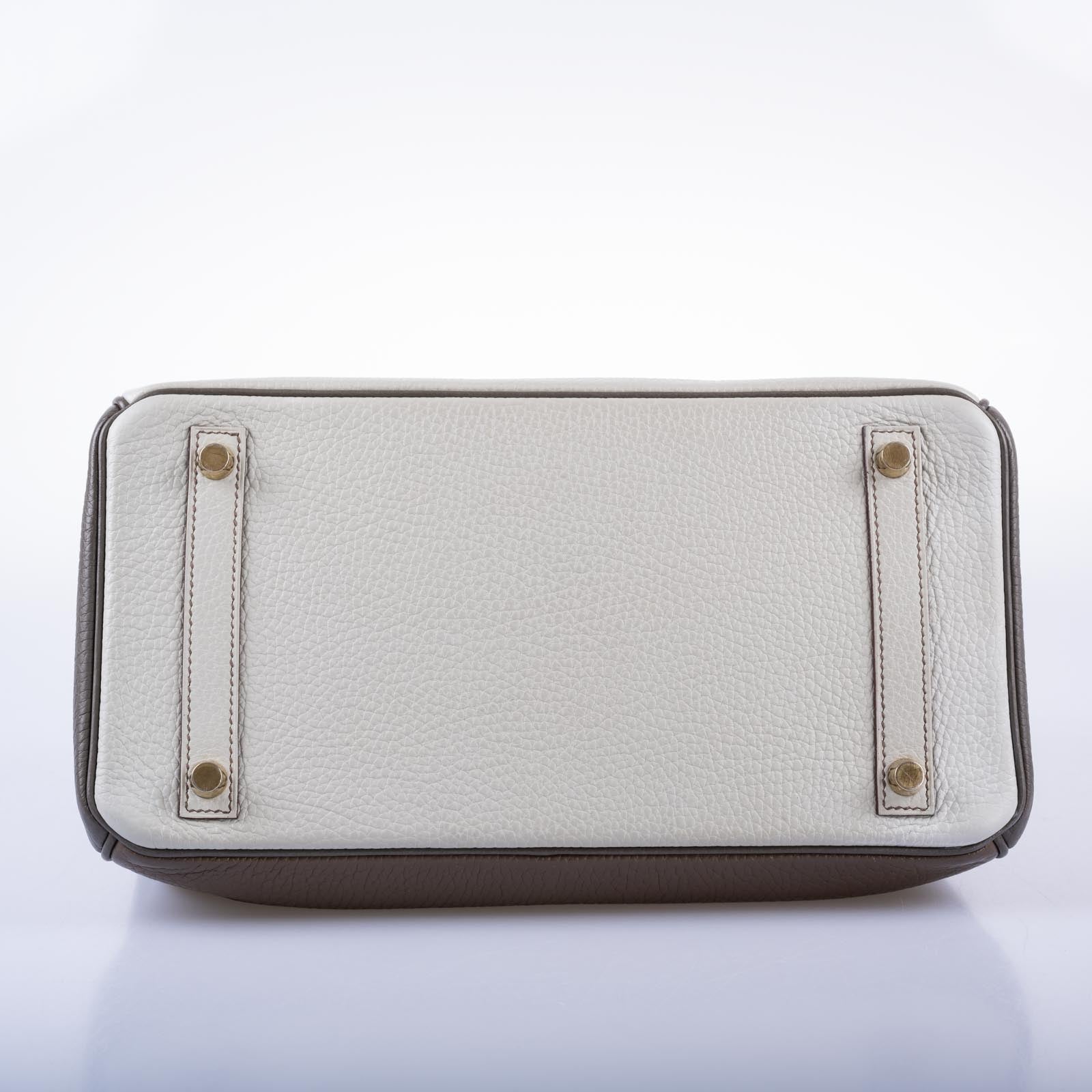 Hermès HSS Birkin 30 Etain, Gris Perle and Etoupe Clemence Gold Hardware