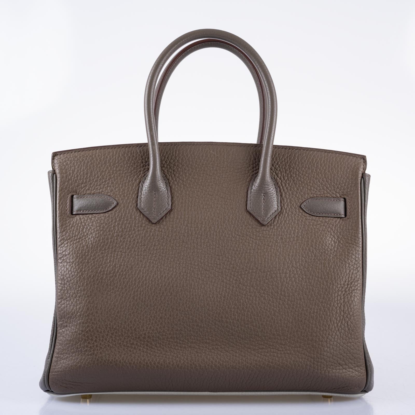 Hermès HSS Birkin 30 Etain, Gris Perle and Etoupe Clemence Gold Hardware