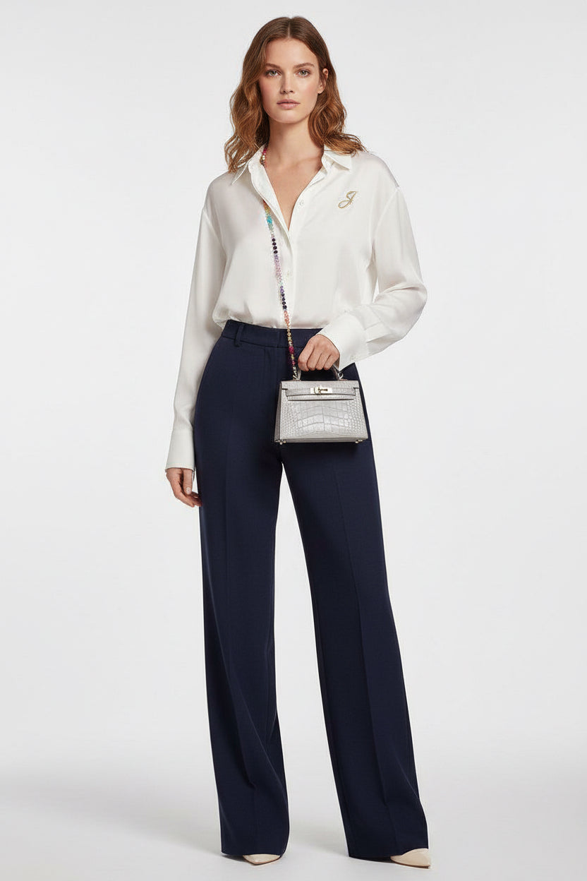 Hermès Kelly 20 HSS Mini Sellier Gris Perle Matte Alligator with a Jaune Ambre interior and Permabrass Hardware