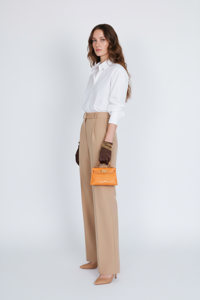 Hermès Kelly 20 Mini II Sellier Apricot Matte Alligator Gold Hardware