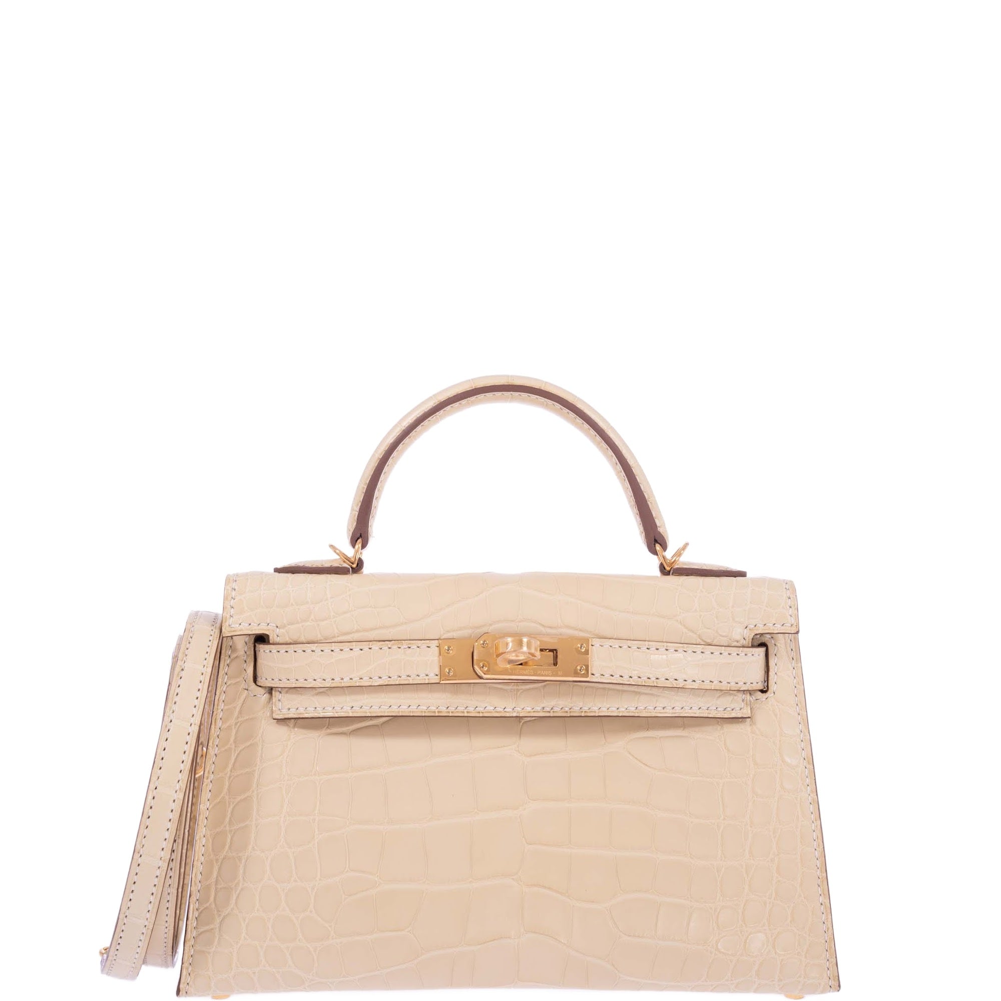 Hermes Kelly 20 Black Epsom Palladium Hardware