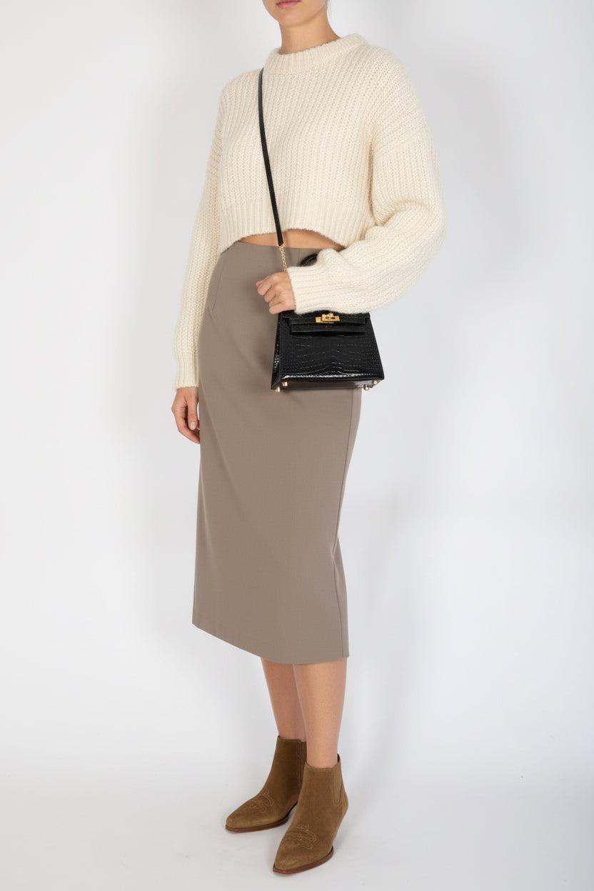 Hermès Kelly 20 Mini Retourne Vintage Black Noir Alligator with Gold Hardware