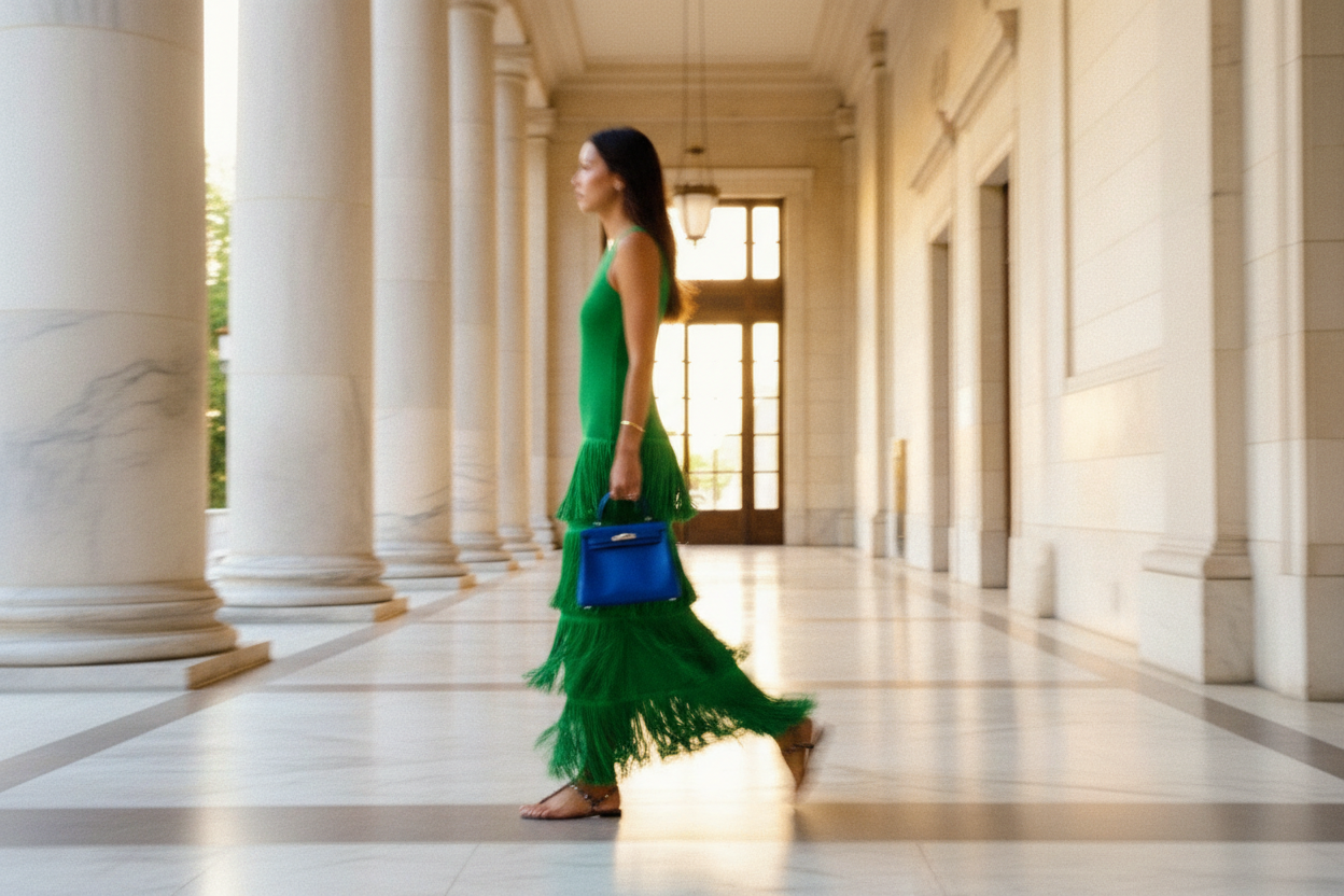 Hermès Kelly 25 Retourne Blue France Swift Palladium Hardware