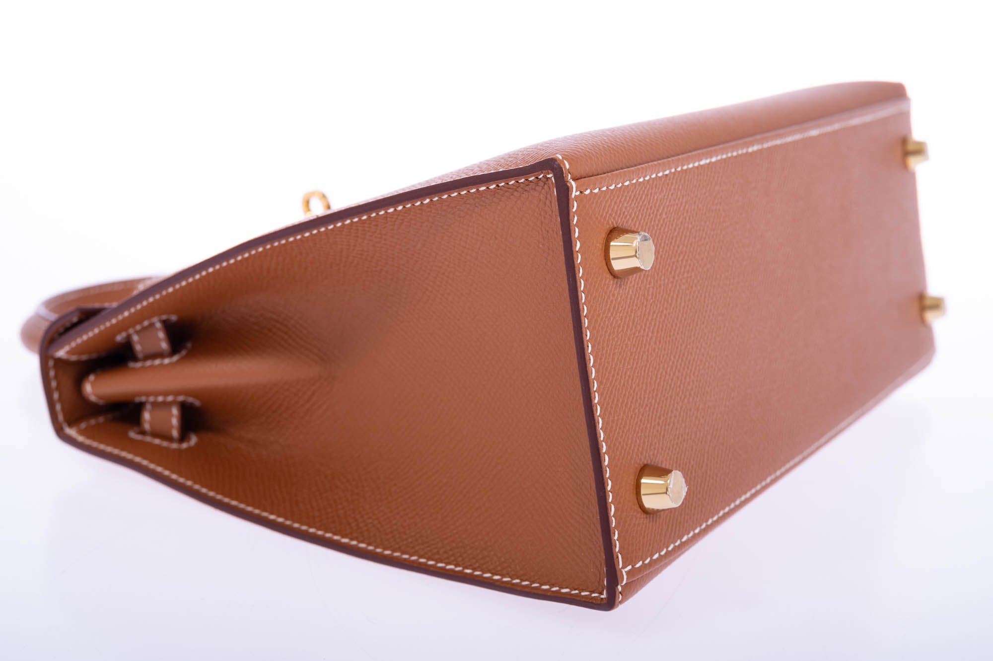 Hermès Kelly 25 Sellier Gold Epsom Gold Hardware