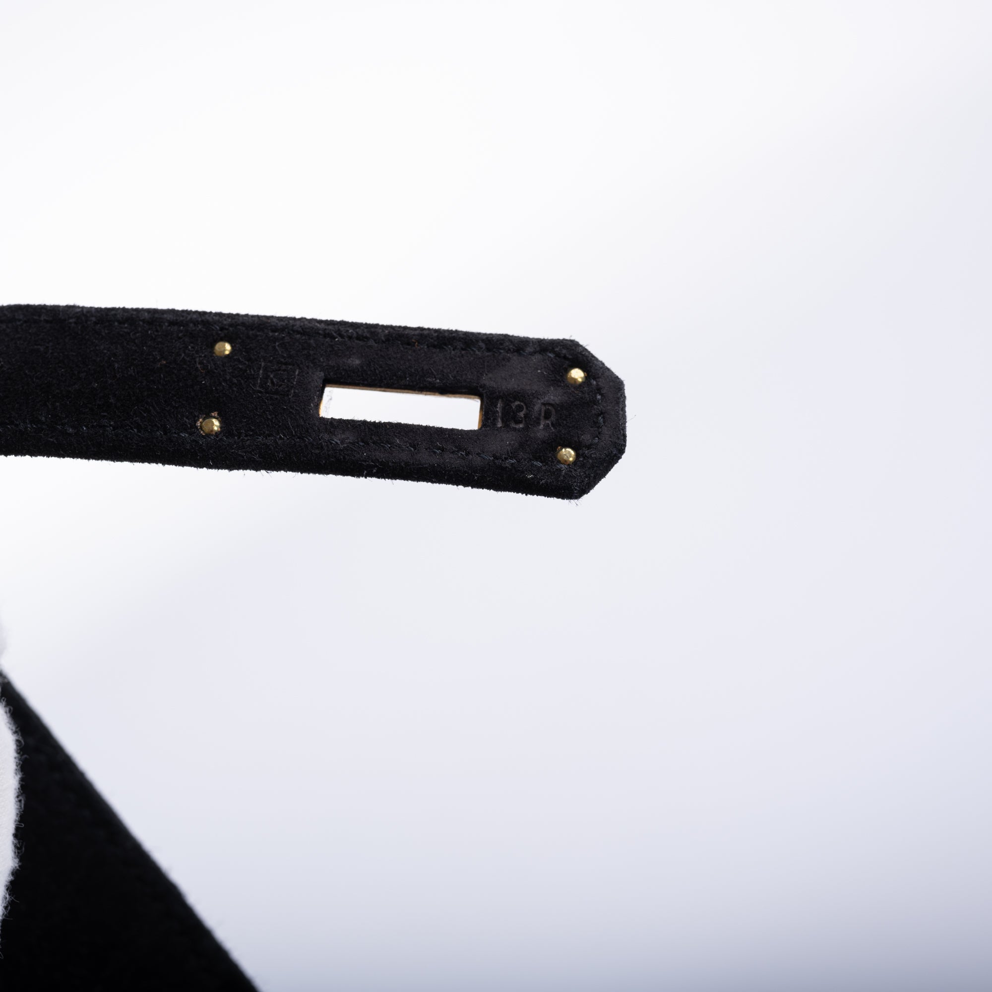 Hermès Kelly 28 Sellier Black Doblis Suede Gold Hardware