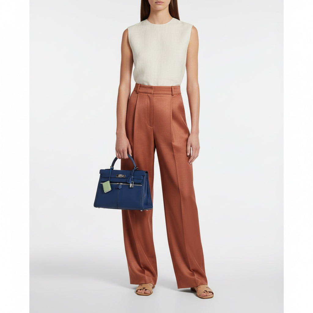 Hermès Kelly 32 HSS Lakis Bleu Saphir Swift Palladium Hardware