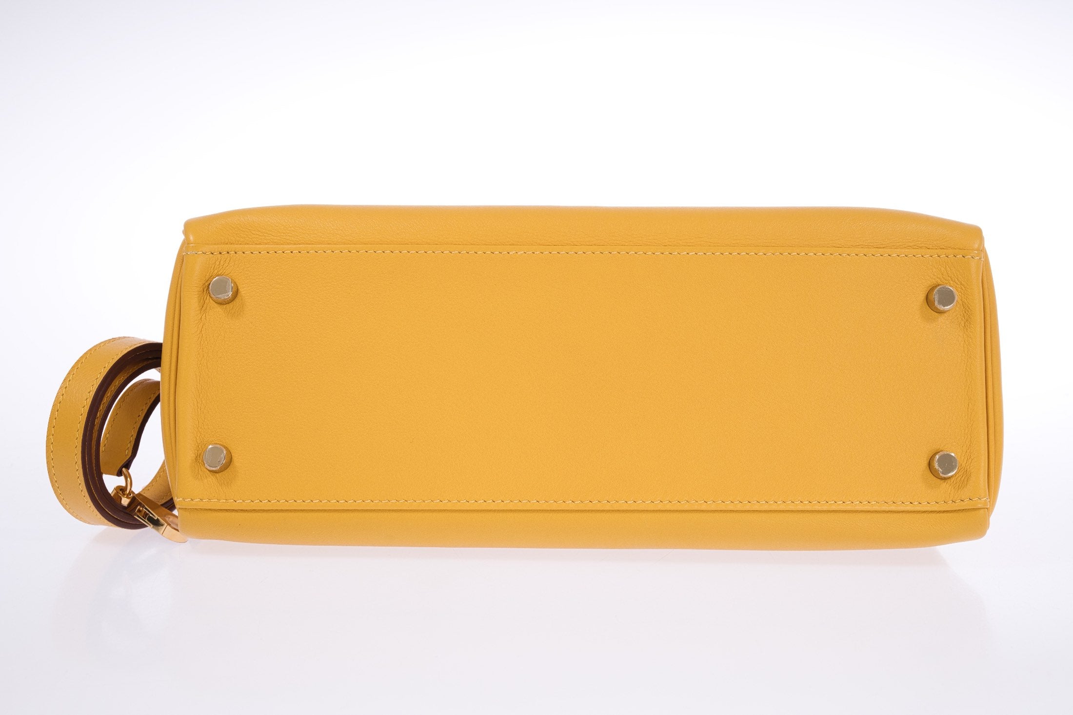 Hermès Kelly 32 Retourne Soleil Swift Palladium Hardware