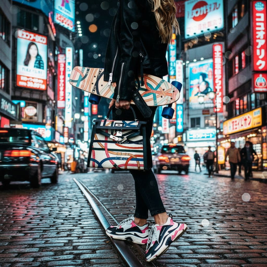 Hermès Kelly 32 Sellier Toile De Camp Cavalcadour Palladium Hardware