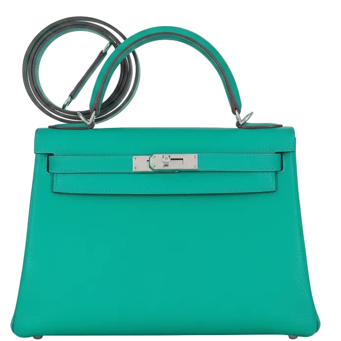 Hermès Kelly Bag 28 Togo Menthe Palladium Hardware