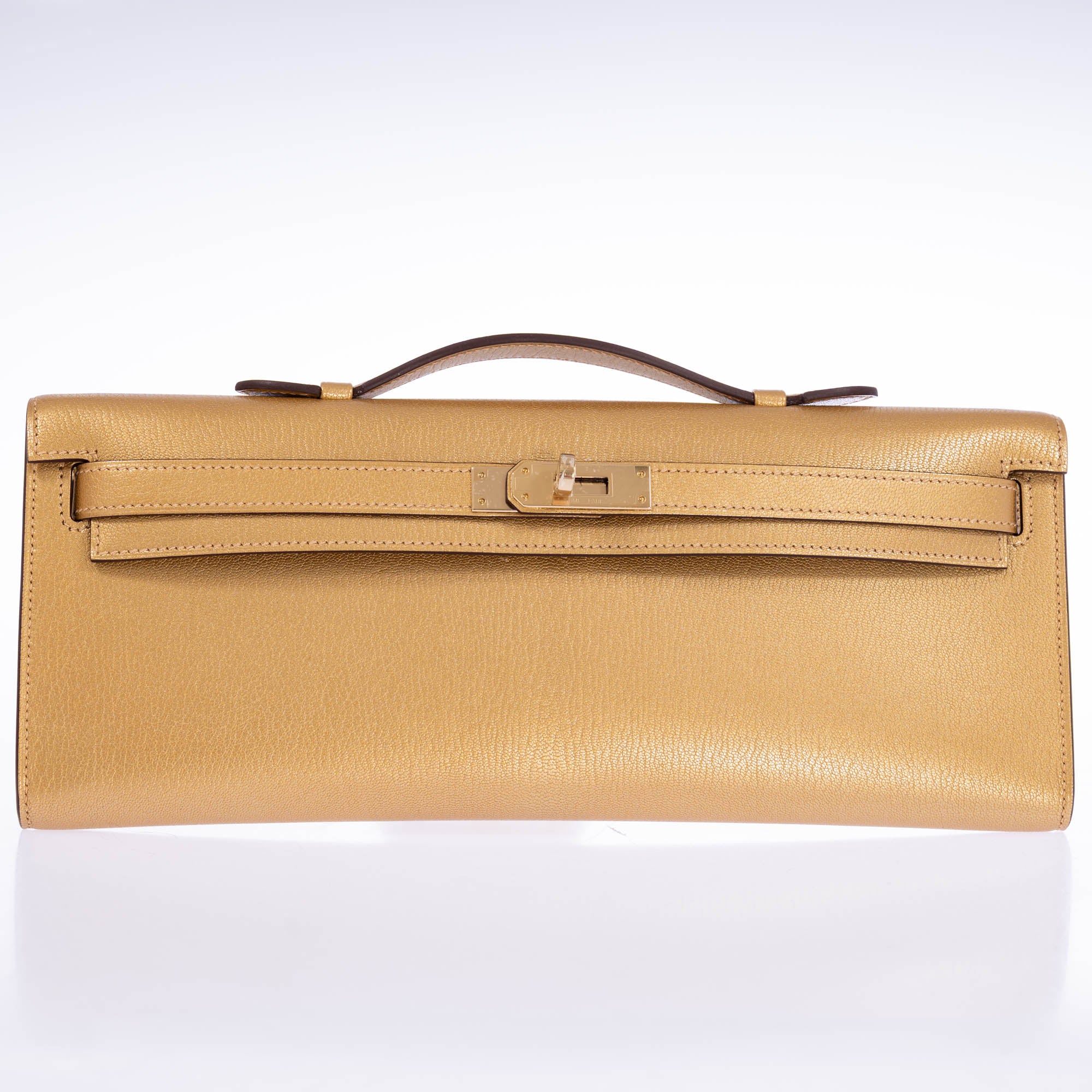 Hermès Kelly Cut Doré Chamkila Chèvre Mysore Permabrass Hardware
