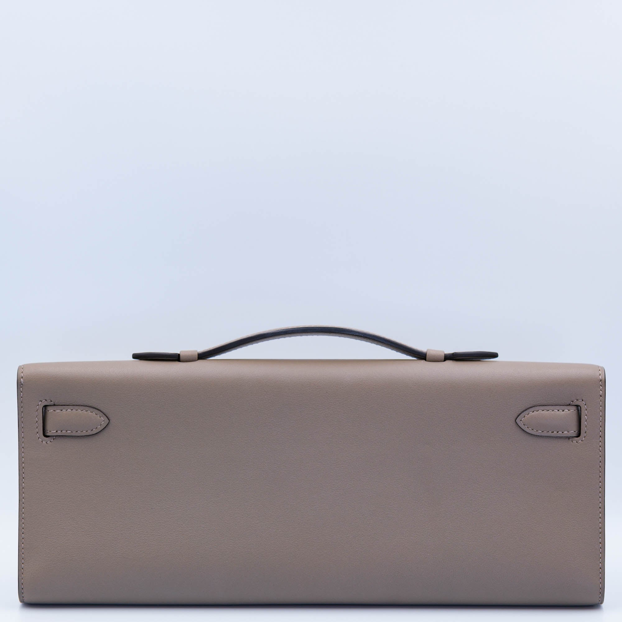 Hermès Kelly Cut Gris Asphalt Swift Gold Hardware