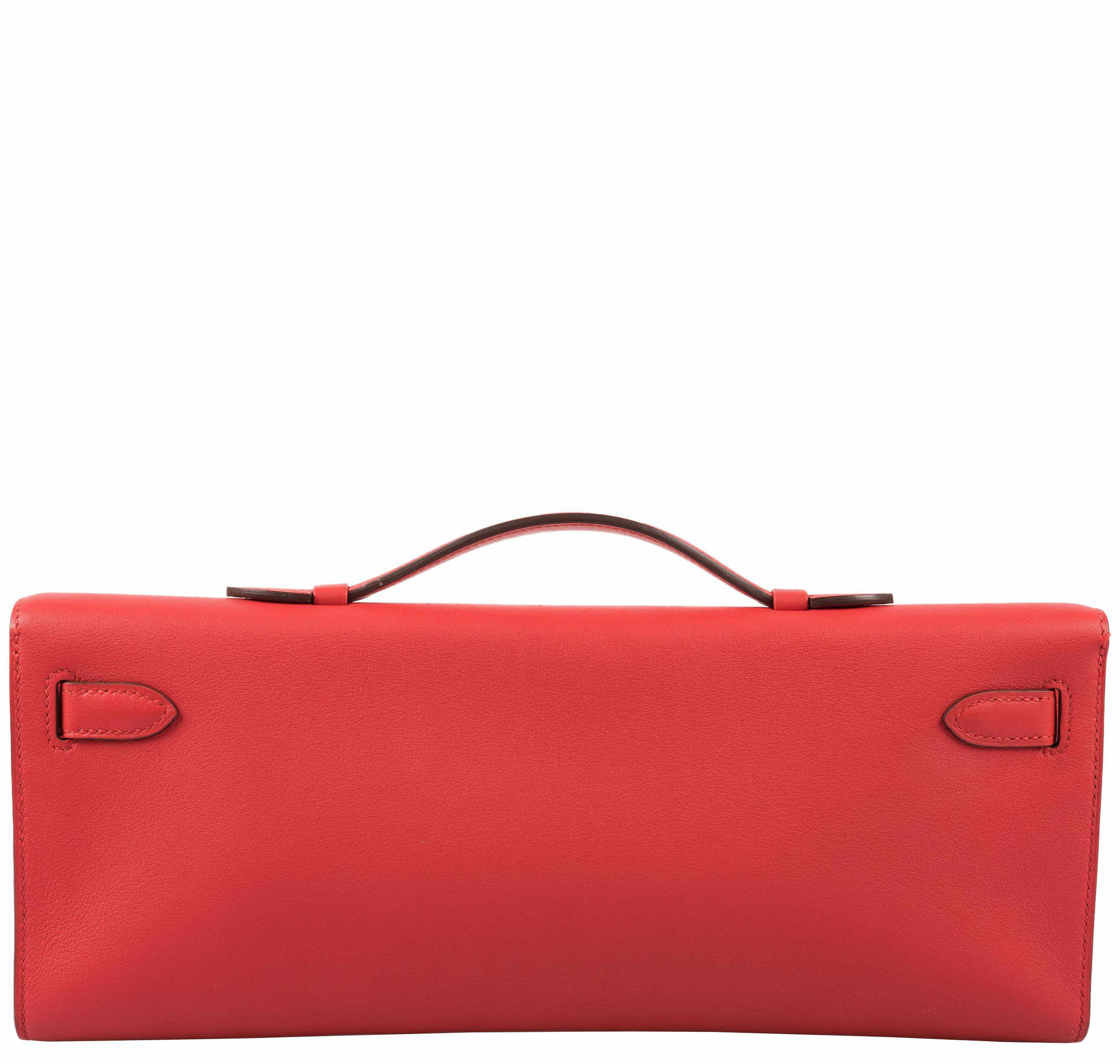 Hermès Kelly Cut Rouge Tomate Swift Gold Hardware