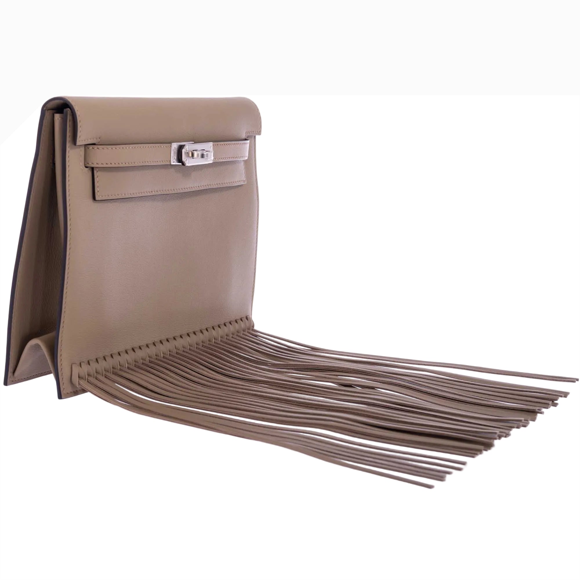 Hermès Kelly Danse Fringe Marfa Swift Palladium Hardware