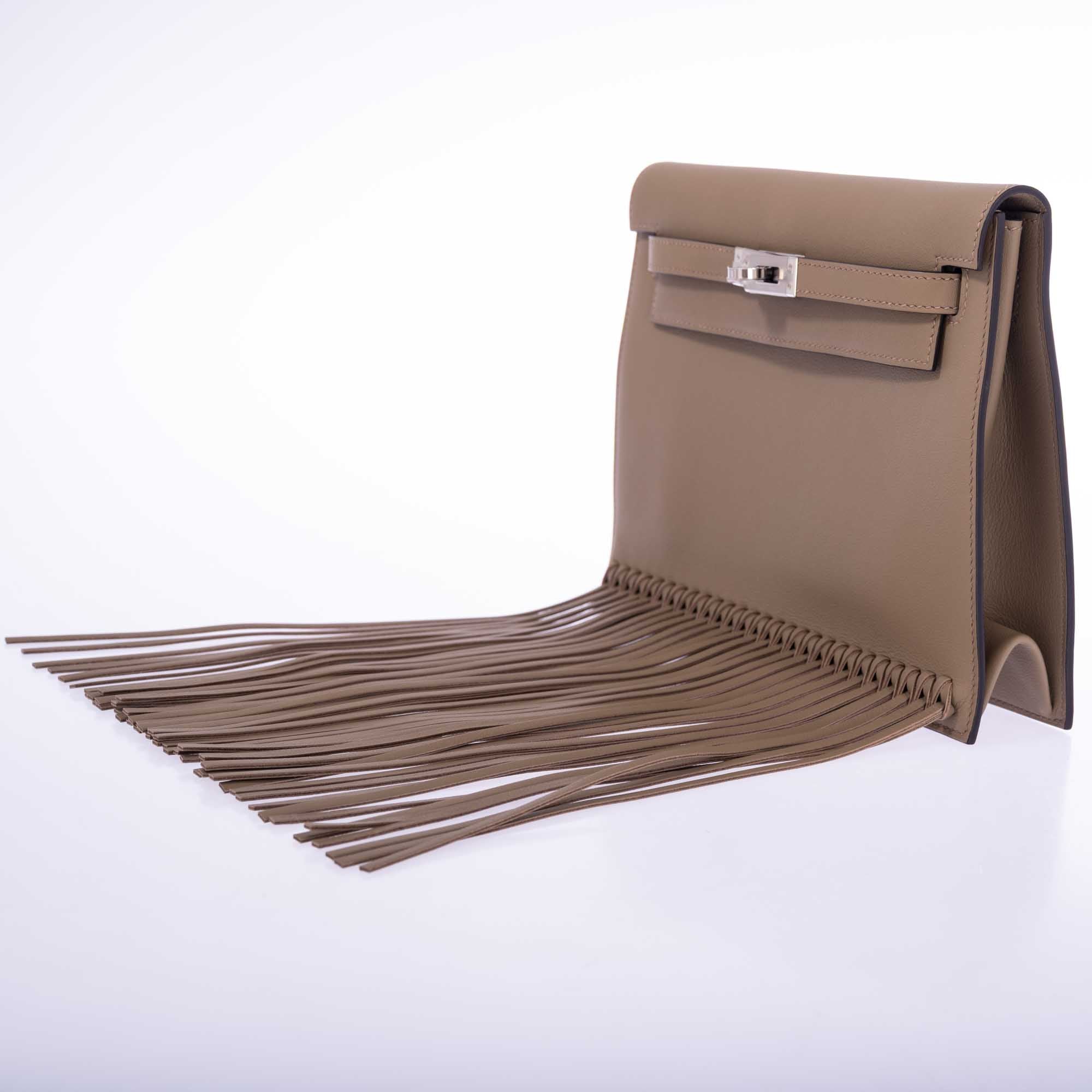 Hermès Kelly Danse Fringe Marfa Swift Palladium Hardware
