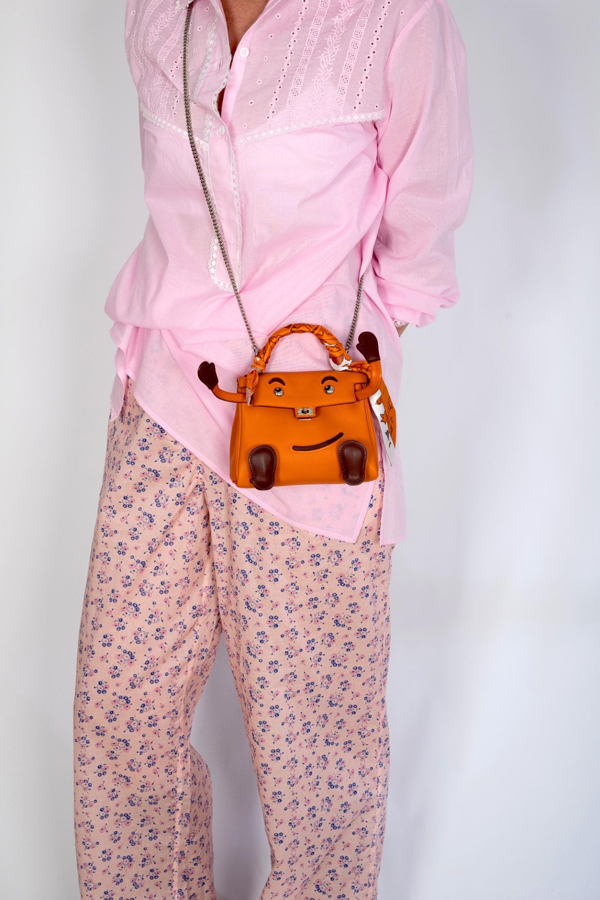Hermès Kelly Doll Quelle Idole Orange H Gulliver Palladium Hardware