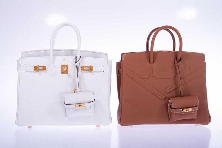 Hermès Kelly Festival Charm White Swift Gold Hardware