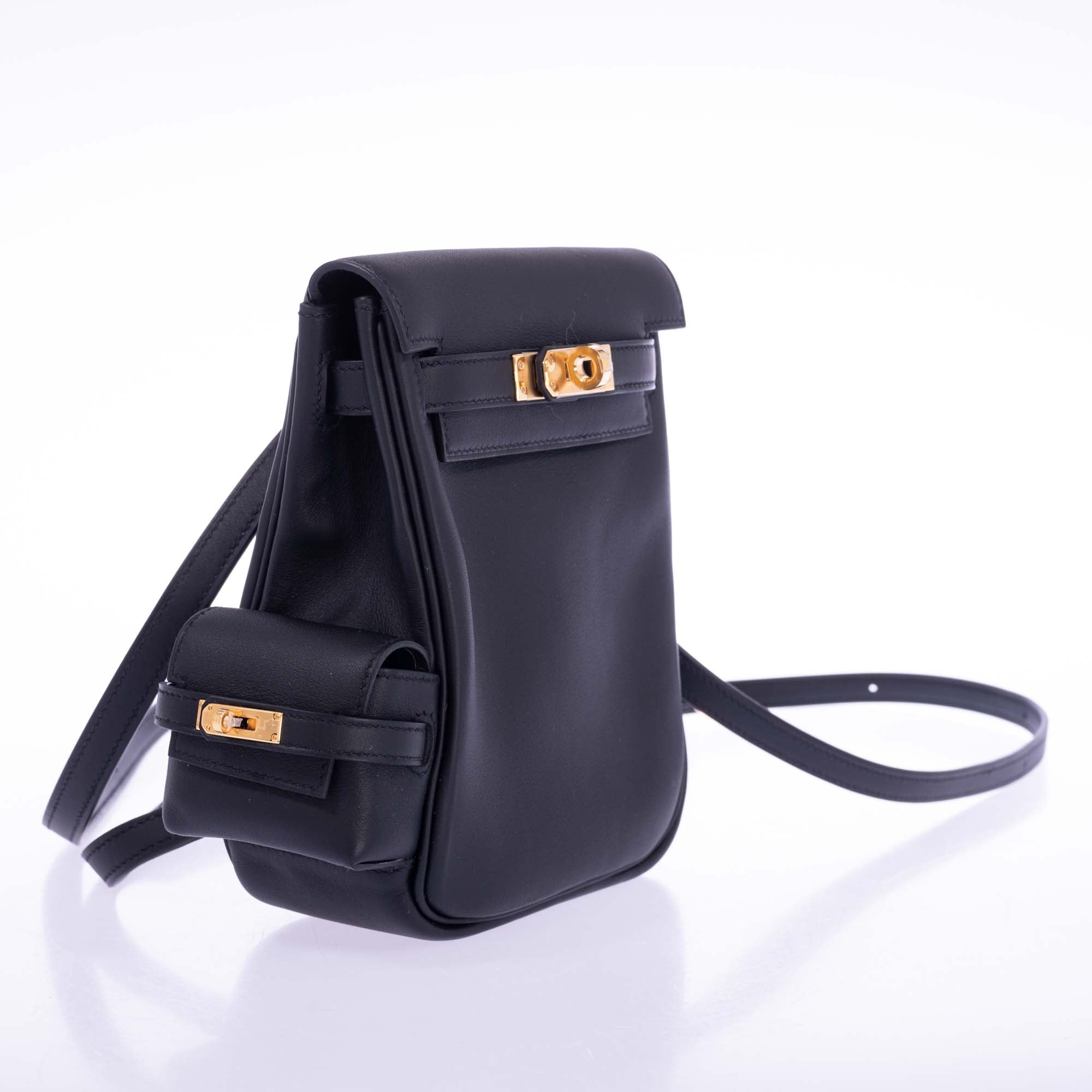 Hermès Kelly Jump Bag Black Swift Leather Gold Hardware