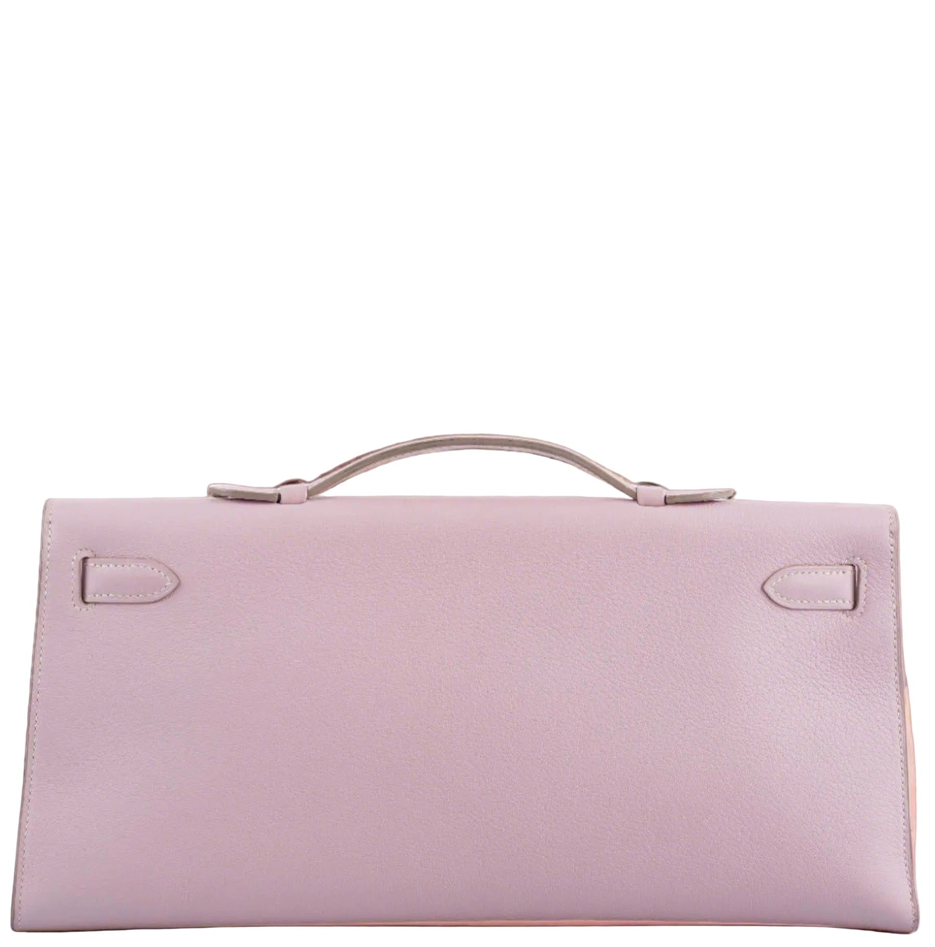 Hermès Kelly Longue Rose Dragee Evergrain with Palladium Hardware
