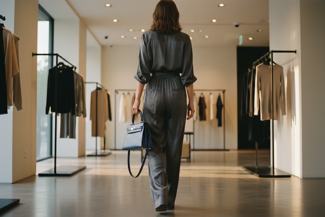 Hermès Kelly Mini 20 Blue Sapphire Ostrich Gold Hardware