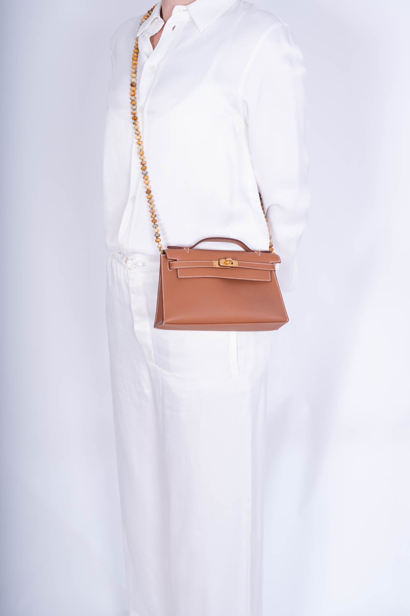 Hermès Kelly Mini Pochette Gold Swift Gold Hardware