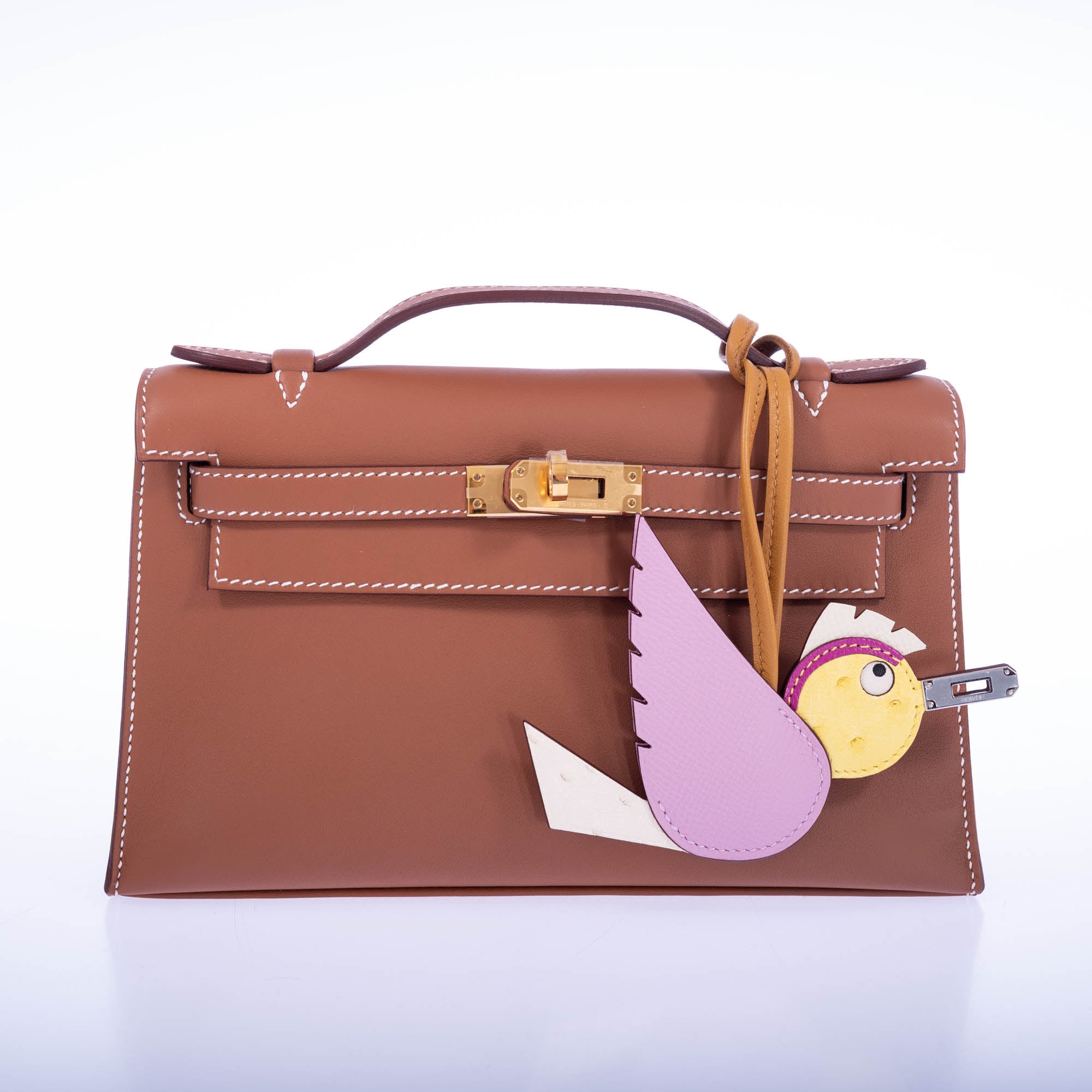 Hermès Kelly Mini Pochette Gold Swift Gold Hardware