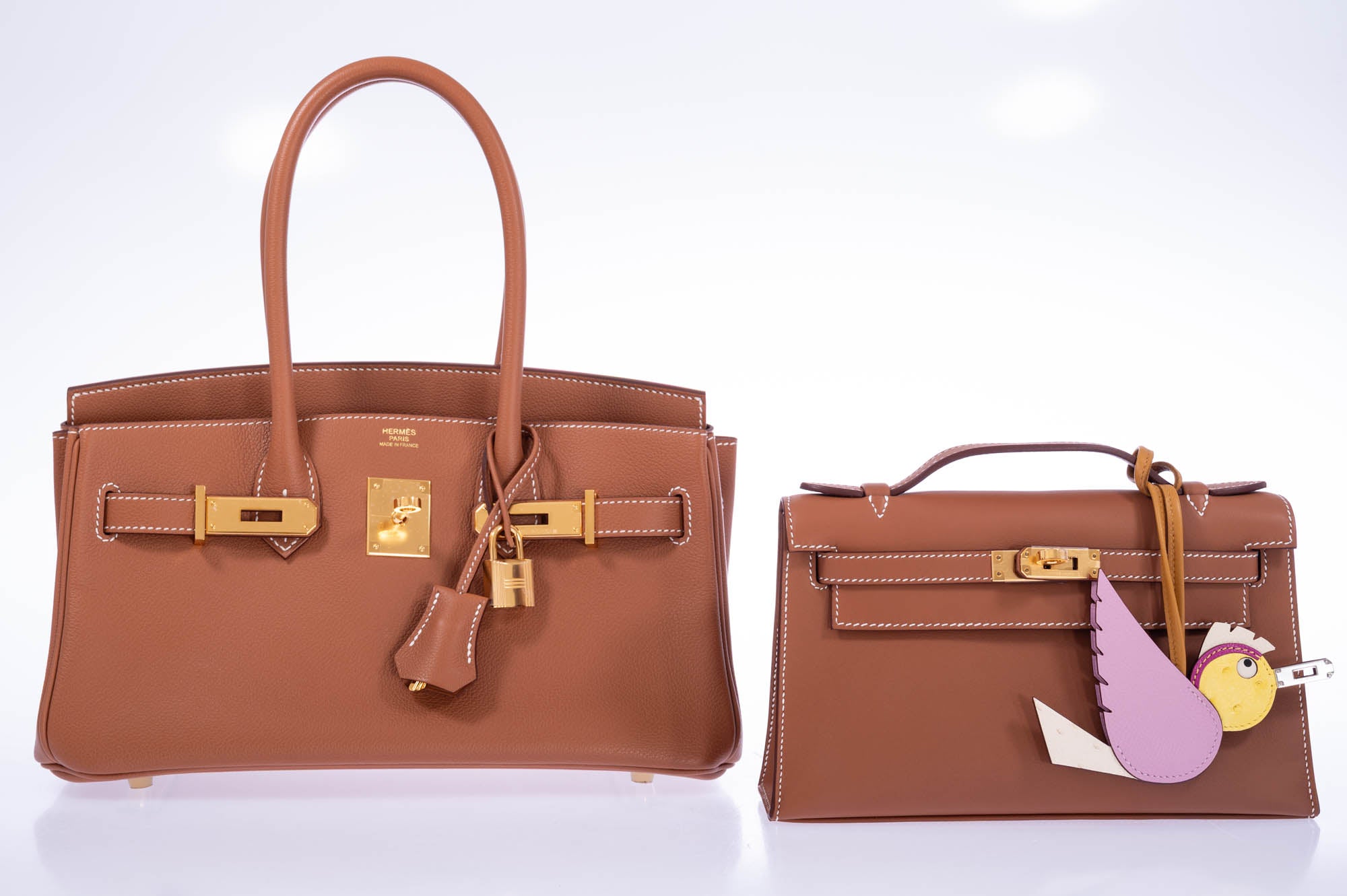 Hermès Kelly Mini Pochette Gold Swift Gold Hardware