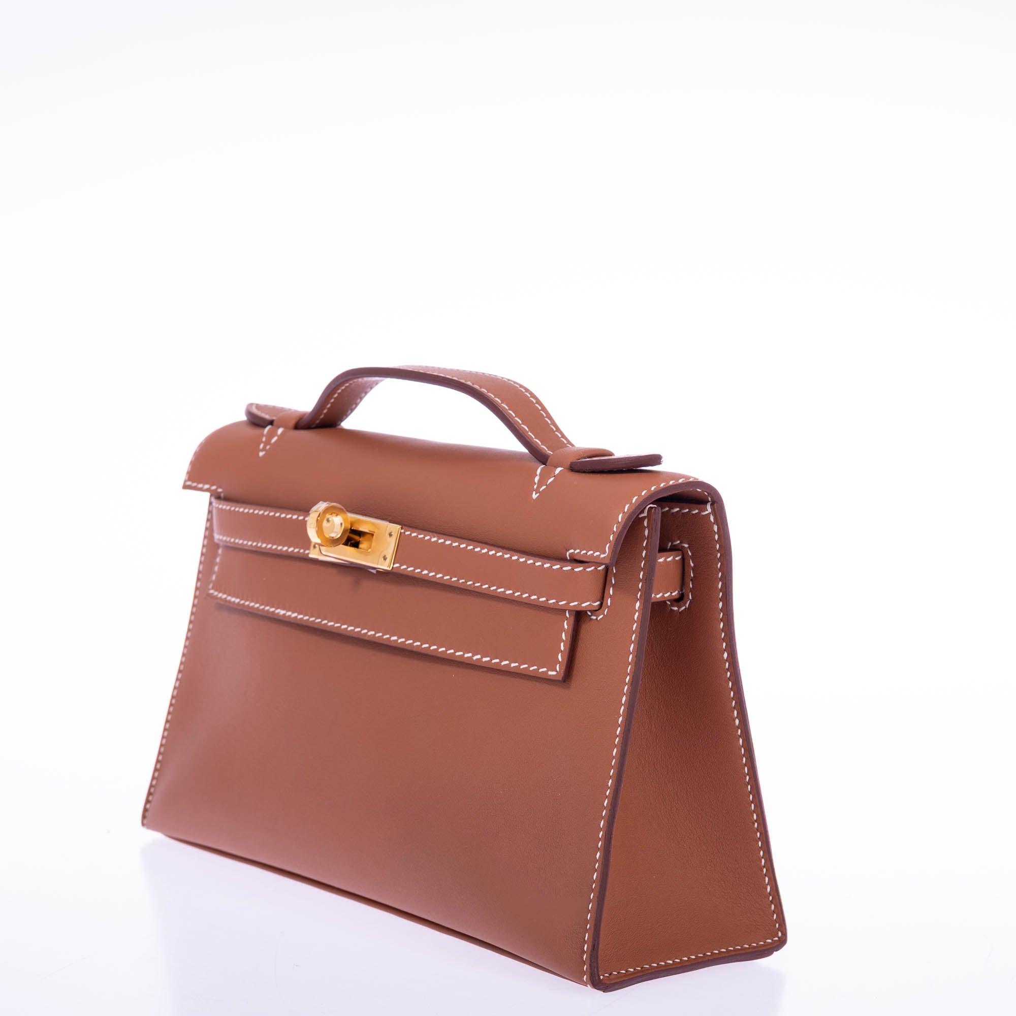 Hermès Kelly Mini Pochette Gold Swift Gold Hardware