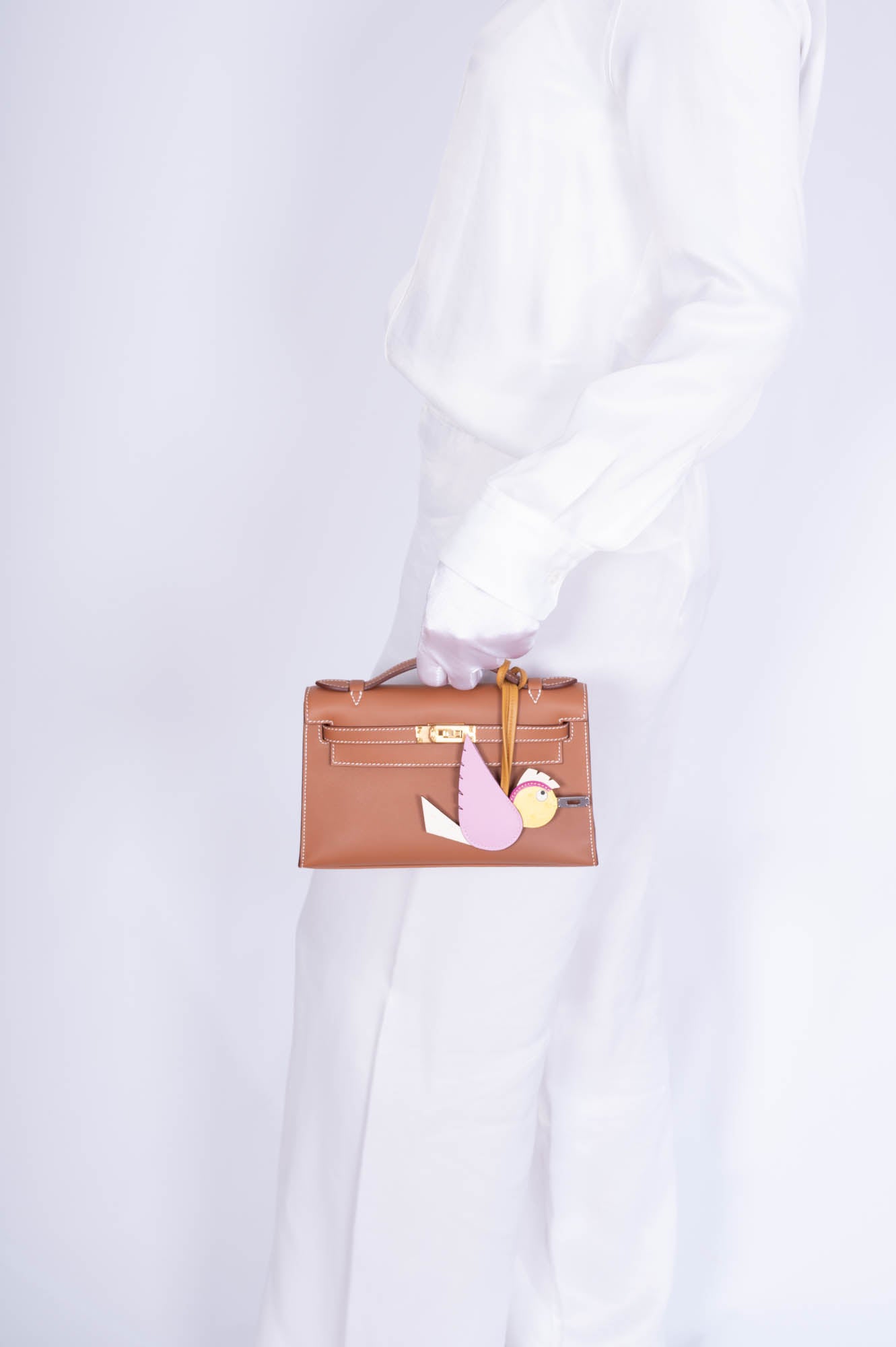 Hermès Kelly Mini Pochette Gold Swift Gold Hardware