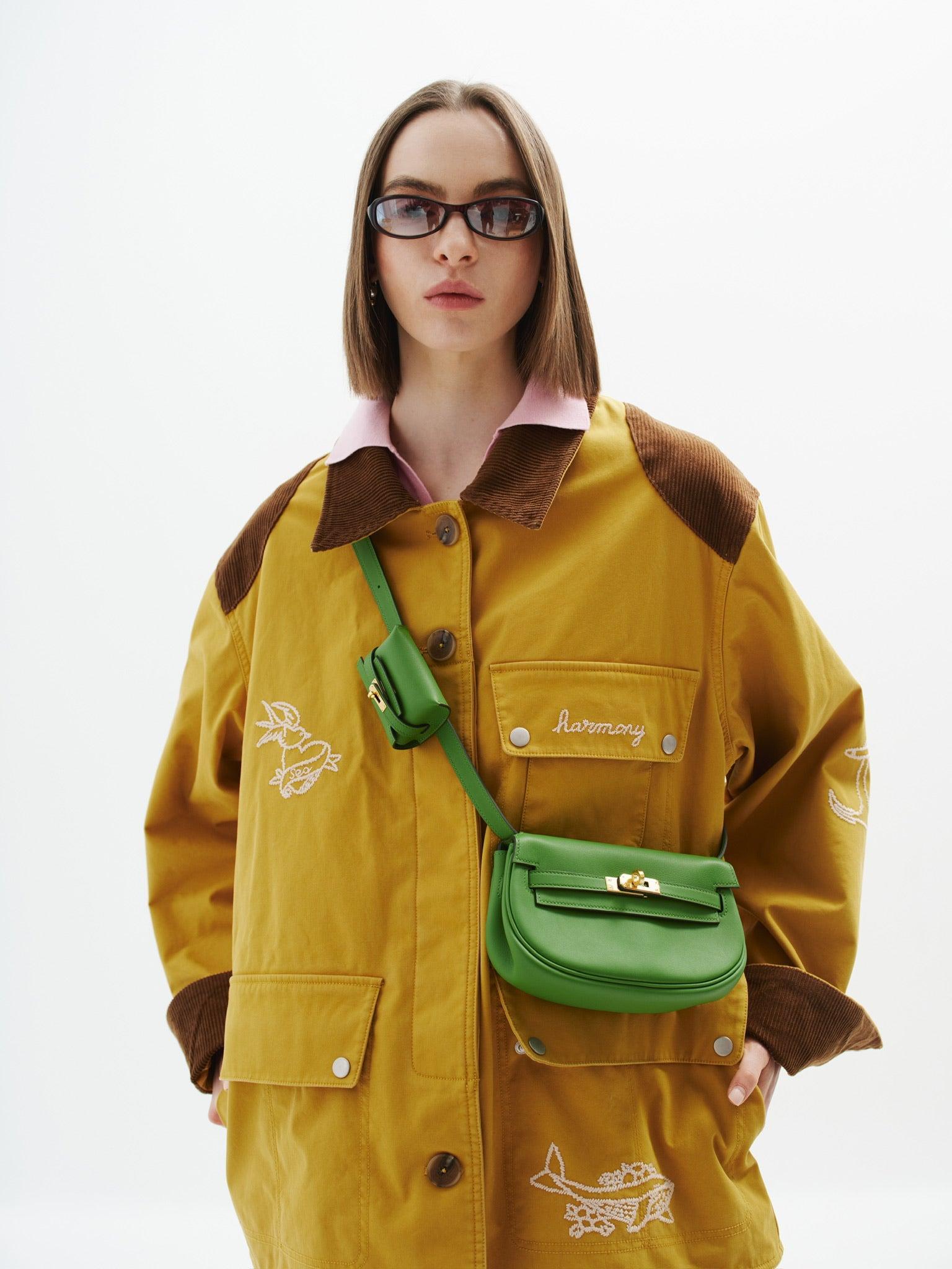 Hermès Kelly Moove Vert Yucca Swift Gold Hardware