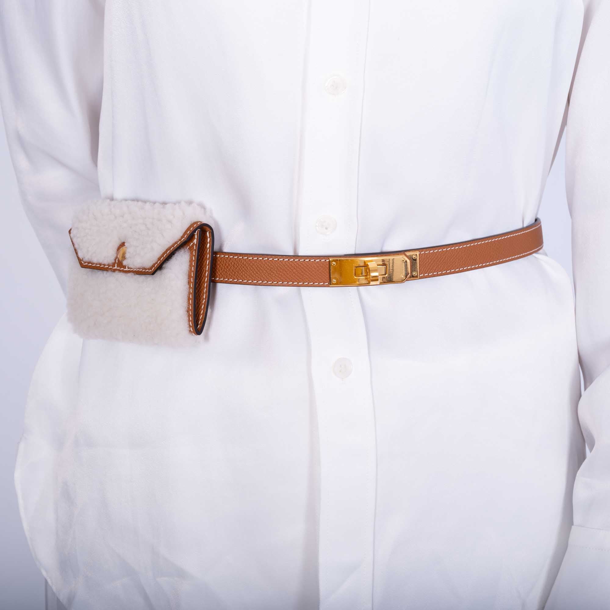 Hermès Kelly Pocket Teddy 18 Belt Gold