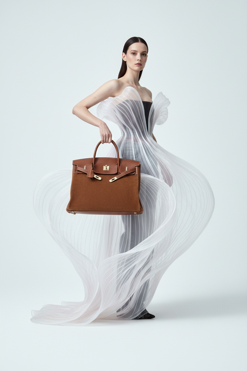 Hermès Kelly Relax 50 Gold Barenia/Grizzly Gold Hardware