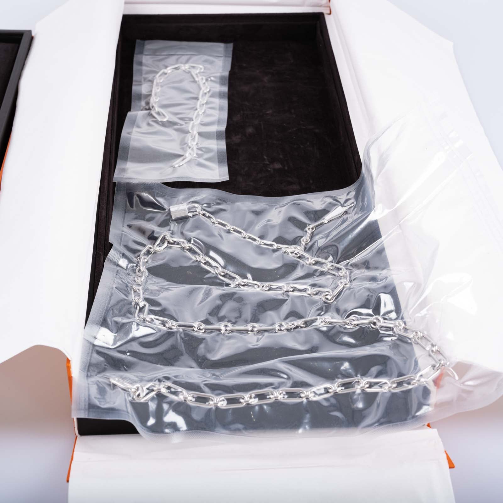 Hermès Kellymorphose Kelly Sterling Silver Sac Bijou Chaine Bag