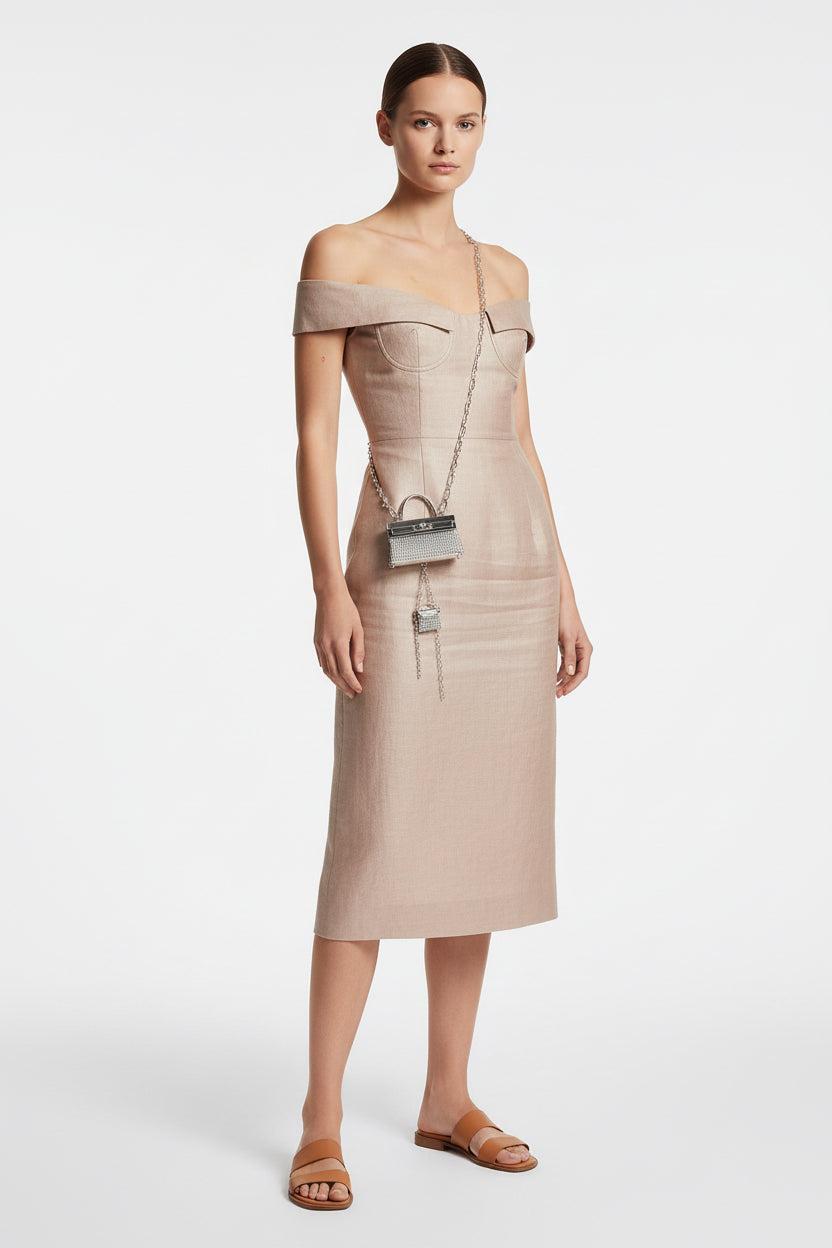 Hermès Kellymorphose Kelly Sterling Silver Sac Bijou Chaine Bag