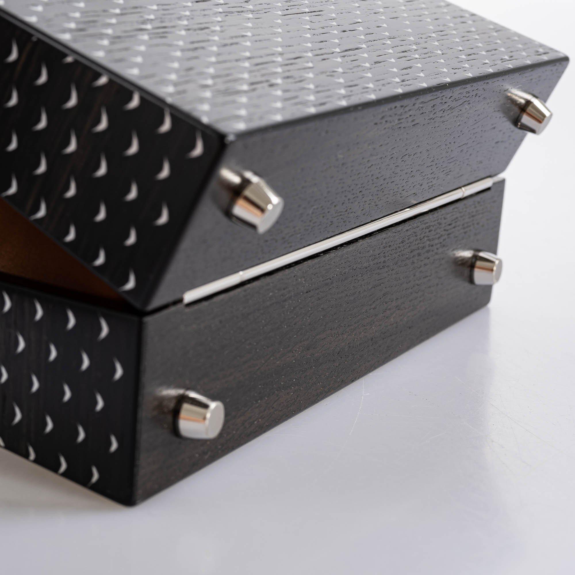 Hermès Kellywood 22 Bog Oak, Aluminum & Barenia Leather Palladium Hardware