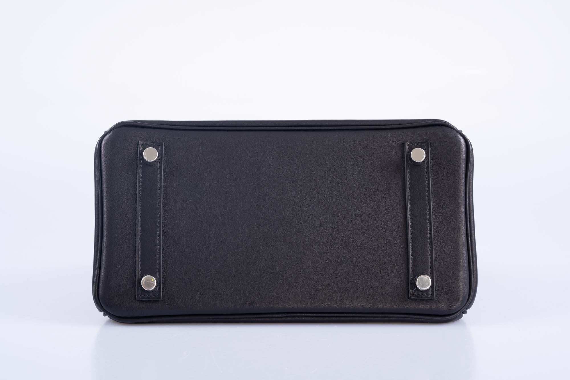 Hermès Limited Edition Birkin Rock 25 Black Volupto Palladium