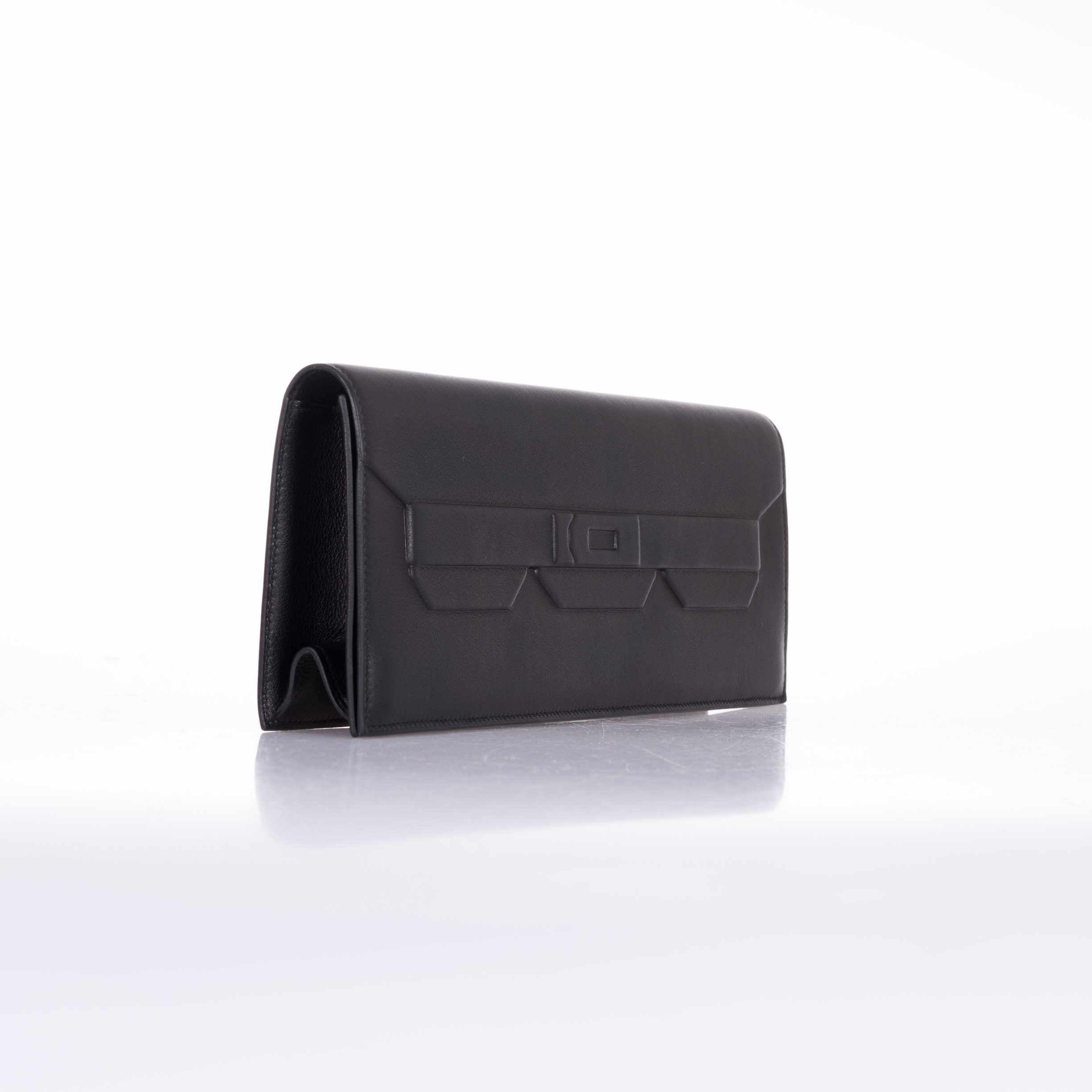 Hermès Long Pochette "Kelly Shadow" Evercalf