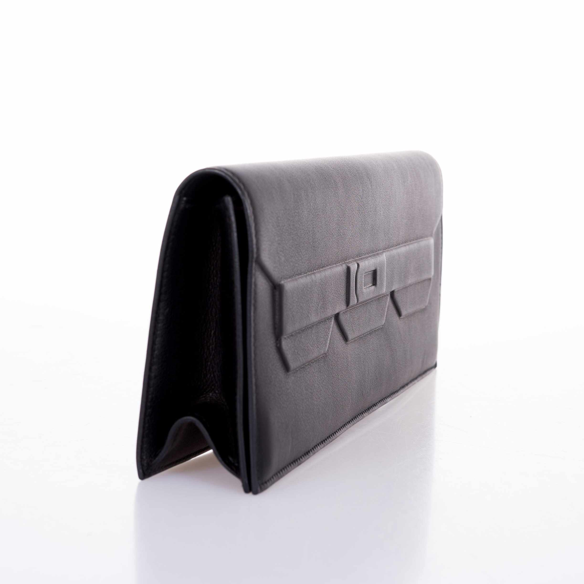 Hermès Long Pochette "Kelly Shadow" Evercalf Limited Edition