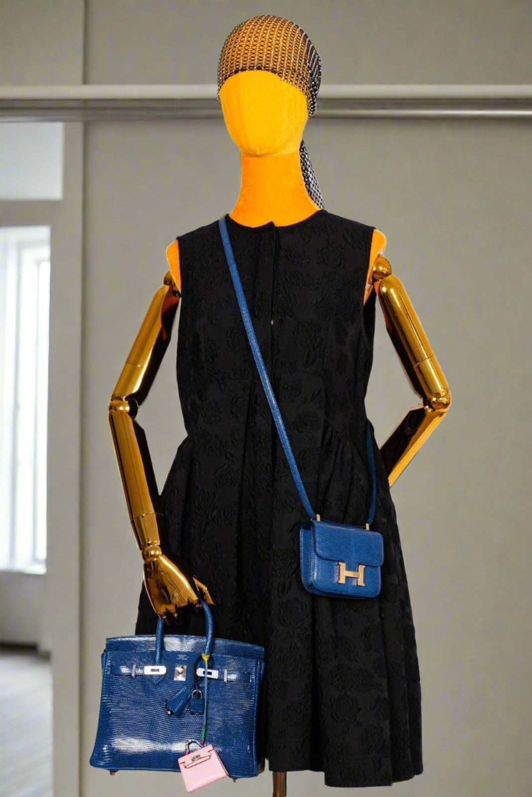 Hermès Micro Kelly Twilly Bag Charm Rose Sakura Tadelakt Palladium Hardware