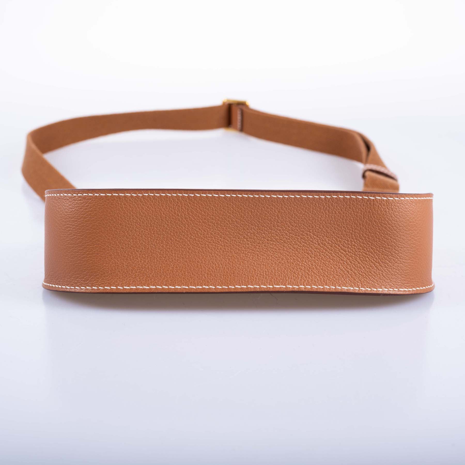 Hermès Mini Jypsiere Gold Evercolor Gold Hardware