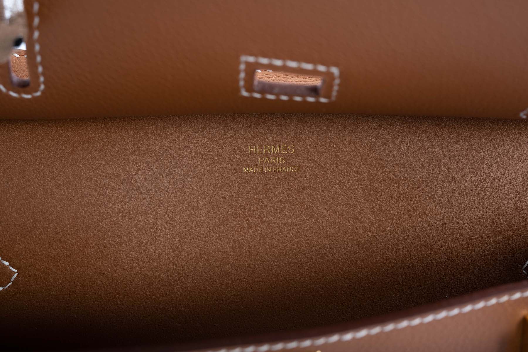 Hermès Mini Jypsiere Gold Evercolor Gold Hardware