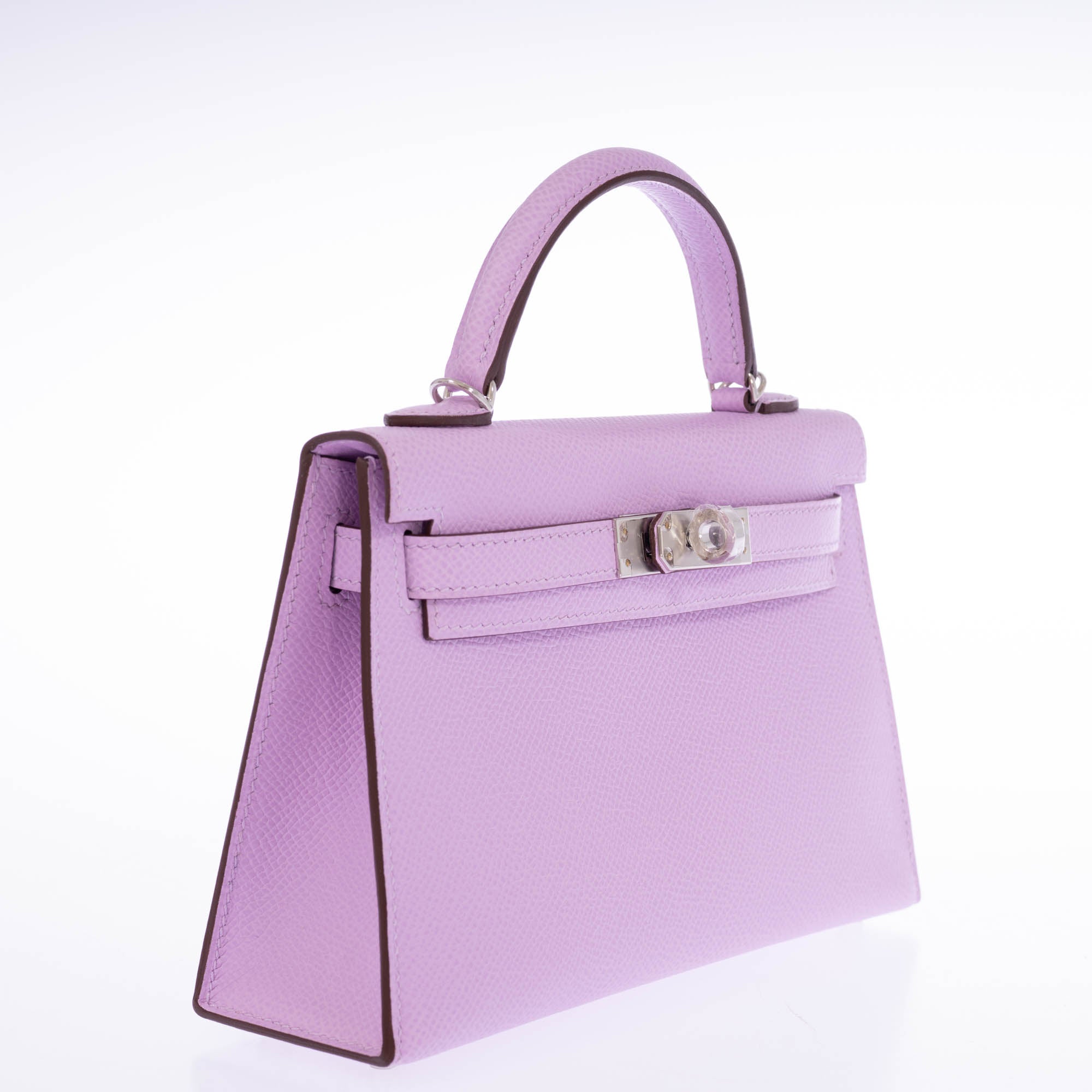Hermès Mini Kelly II 20 Guimauve Epsom Palladium Hardware