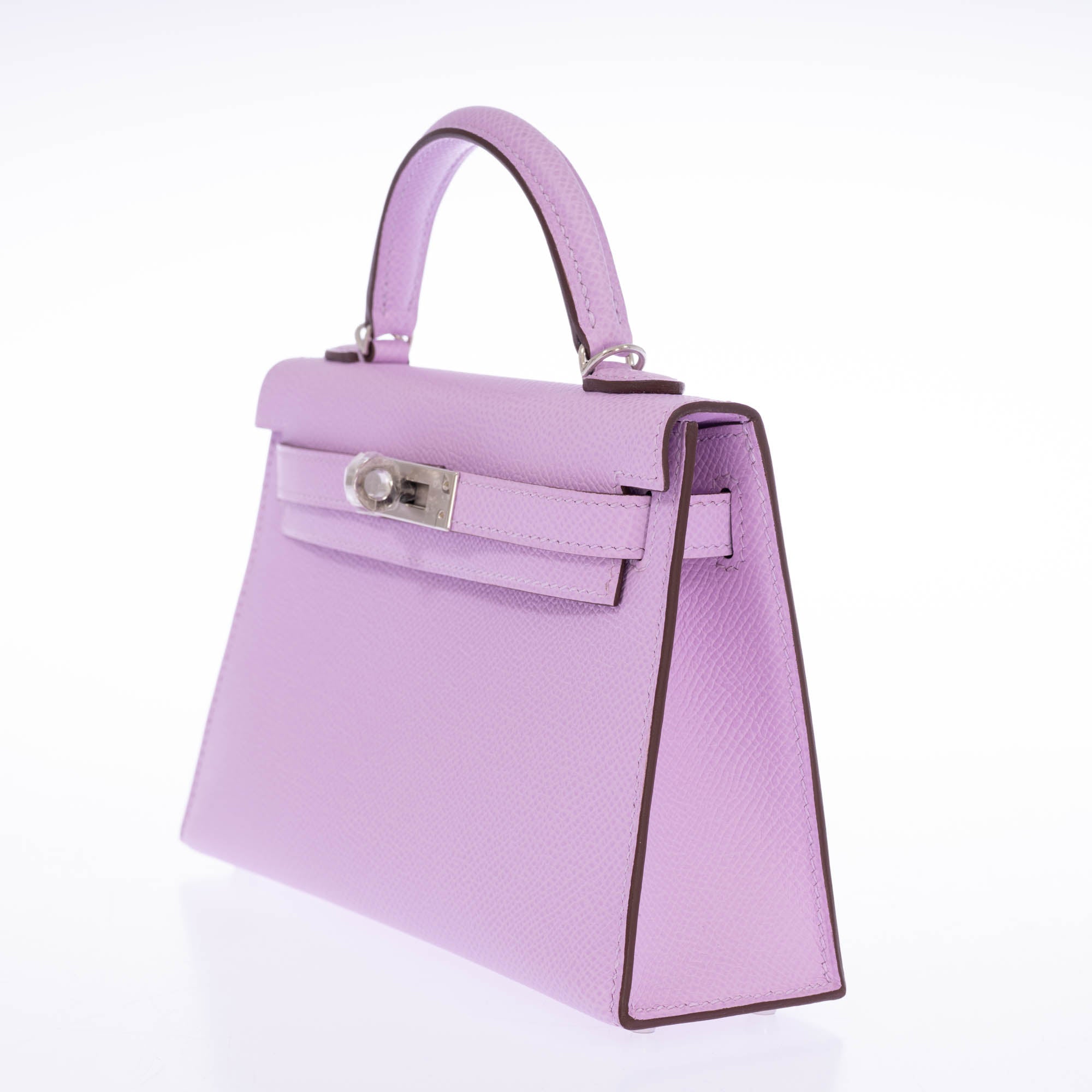 Hermès Mini Kelly II 20 Guimauve Epsom Palladium Hardware