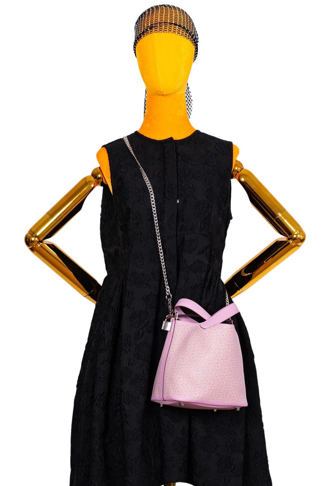 Hermès Mini Lucky Daisy Picotin Lock 18 Mauve Sylvestre Swift Palladium Hardware